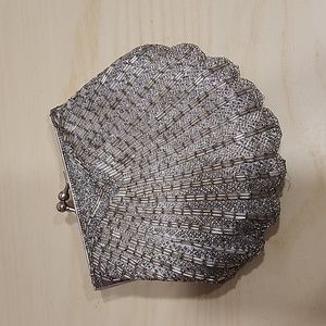 Vintage beaded clutch evening bag